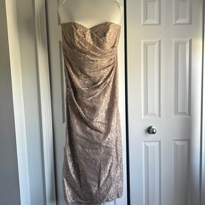 David’s Bridal bridesmaid/formal full length dress.